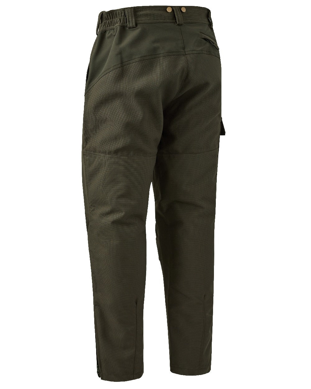 Palm Green coloured Deerhunter Strike Extreme Boot Trousers on white background #colour_palm-green