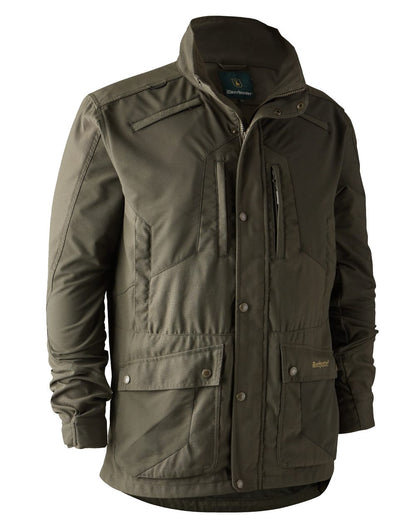 Palm Green coloured Deerhunter Strike Extreme Jacket on white background #colour_palm-green