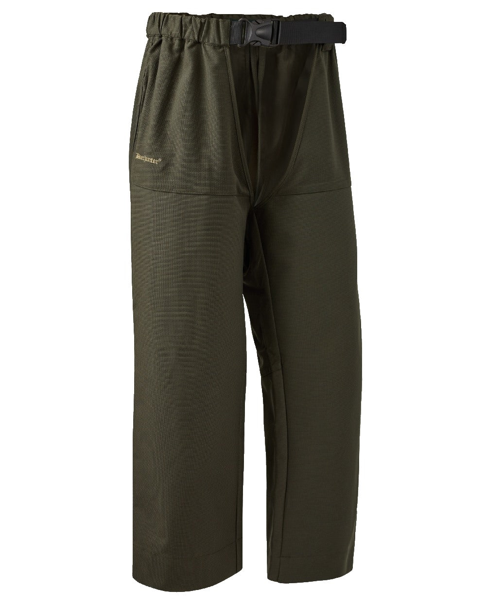Palm Green coloured Deerhunter Strike Extreme Pull-Over Trousers on white background #colour_palm-green