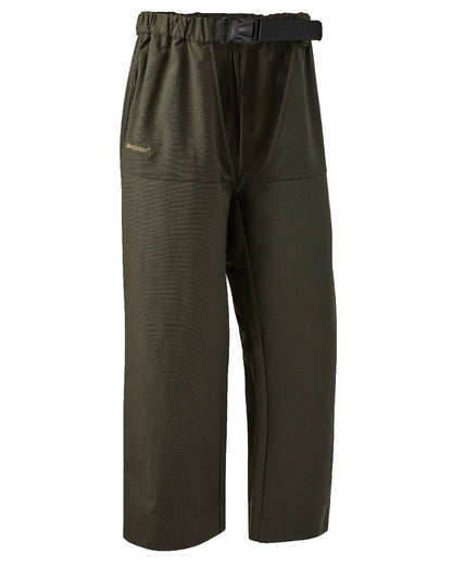 Palm Green coloured Deerhunter Strike Extreme Pull-Over Trousers on white background #colour_palm-green
