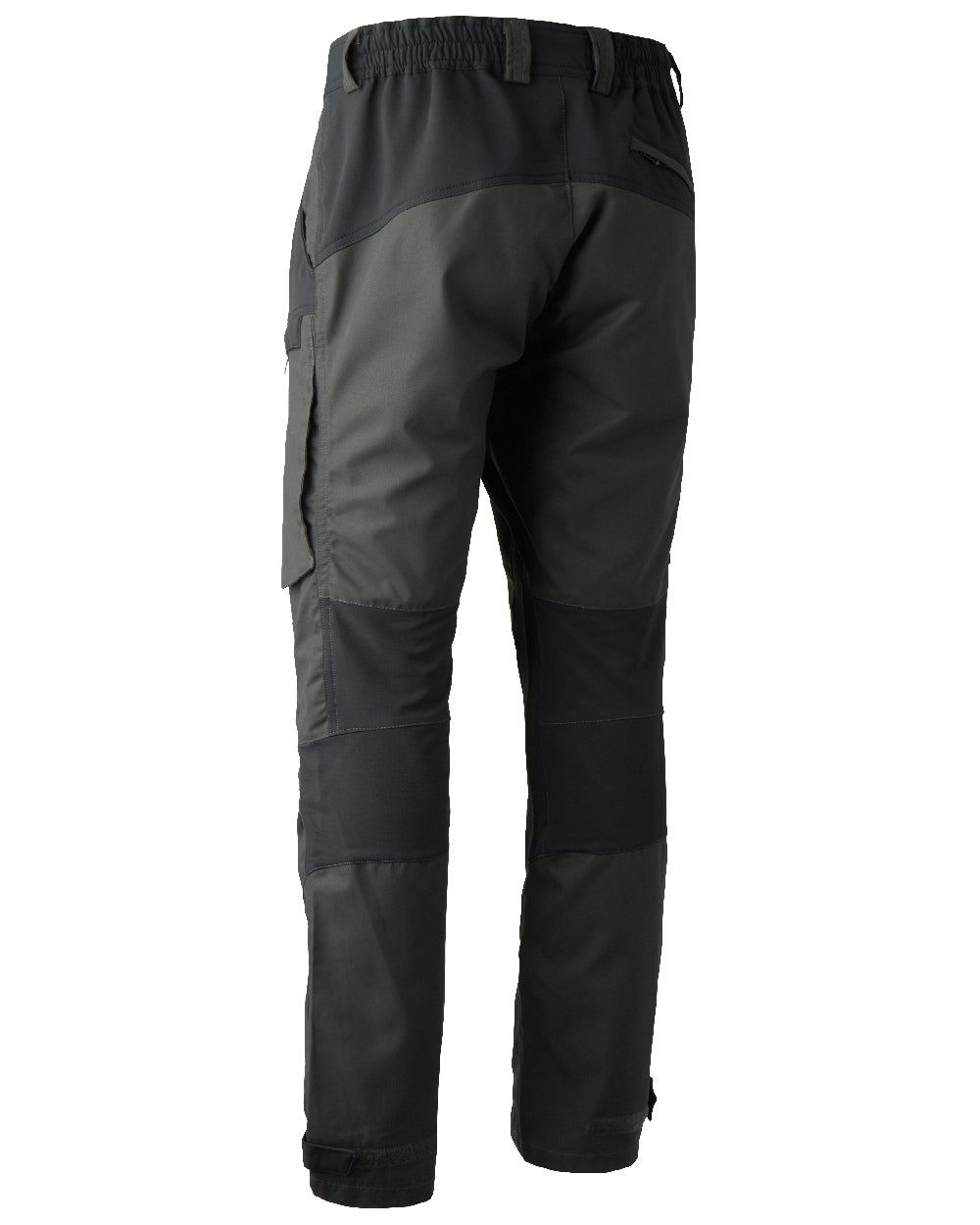 Black Ink coloured Deerhunter Strike Trousers on white background #colour_black-ink