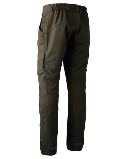 Deep Green coloured Deerhunter Strike Trousers on white background #colour_deep-green