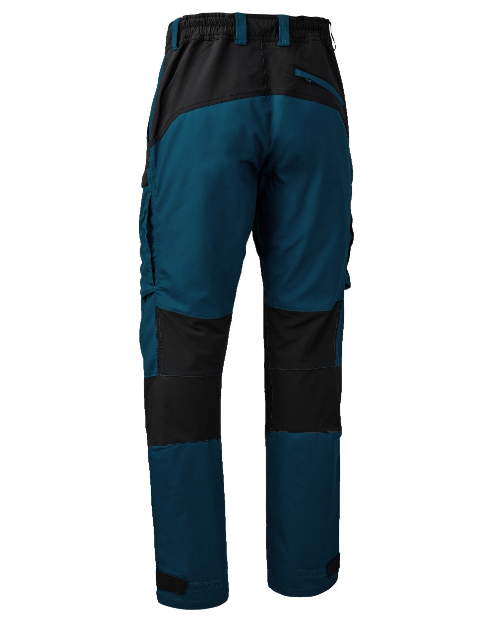 Pacific Blue coloured Deerhunter Strike Trousers on white background #colour_pacific-blue