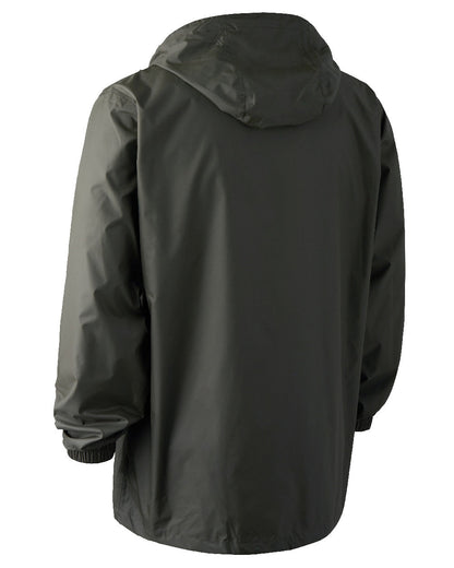 Timber coloured Deerhunter Survivor Packable Rain Jacket on white background #colour_timber