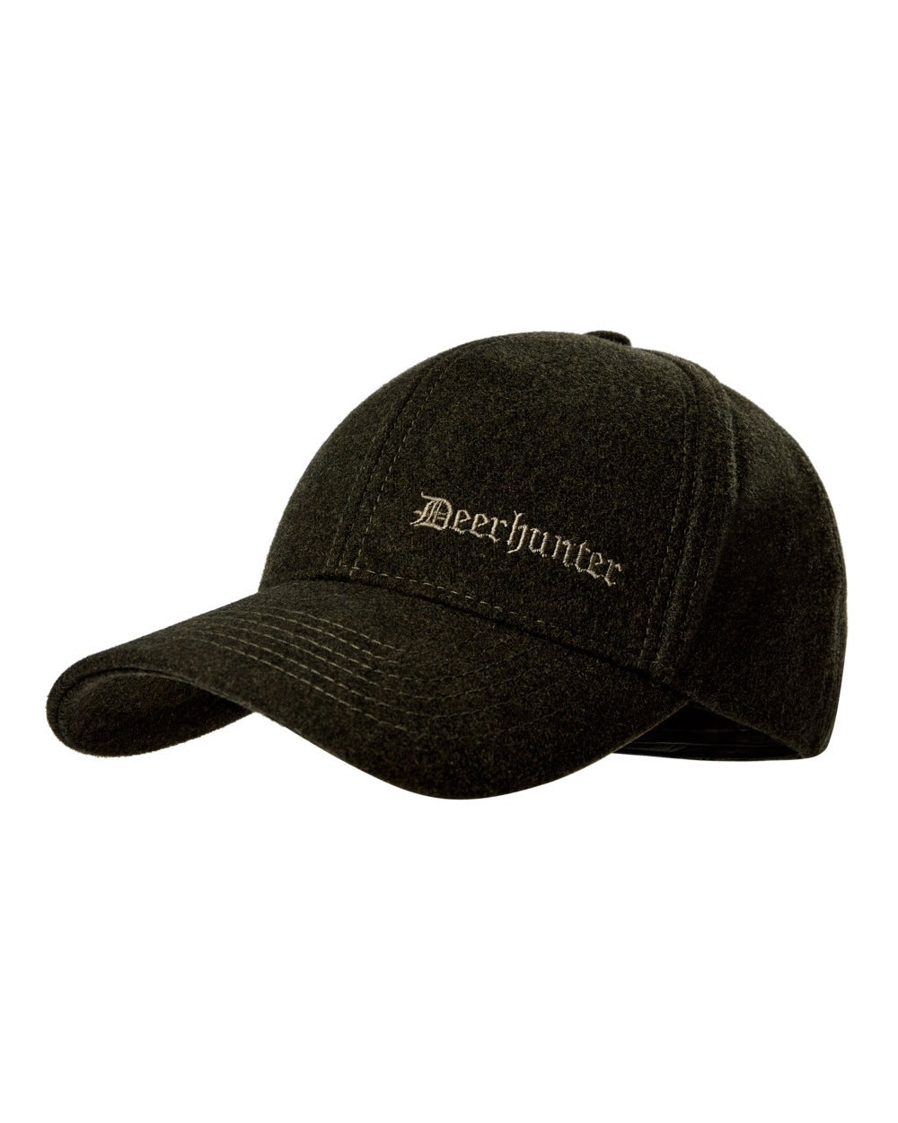 Loden Wood Coloured Deerhunter Tatra Cap With Earflaps On A White Background #colour_loden-wood