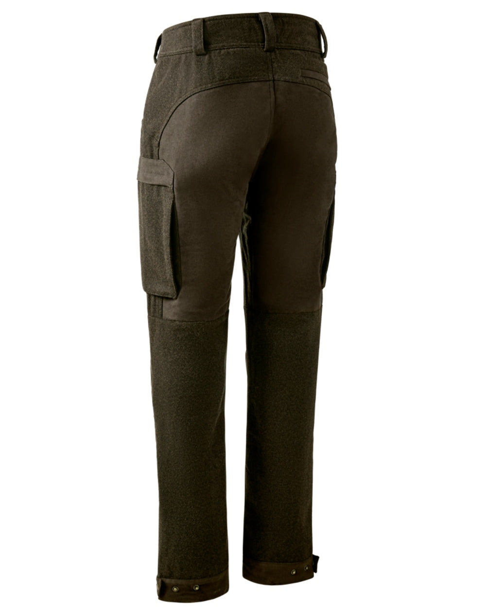 Loden Wood coloured Deerhunter Tatra Trousers on white background #colour_loden-wood