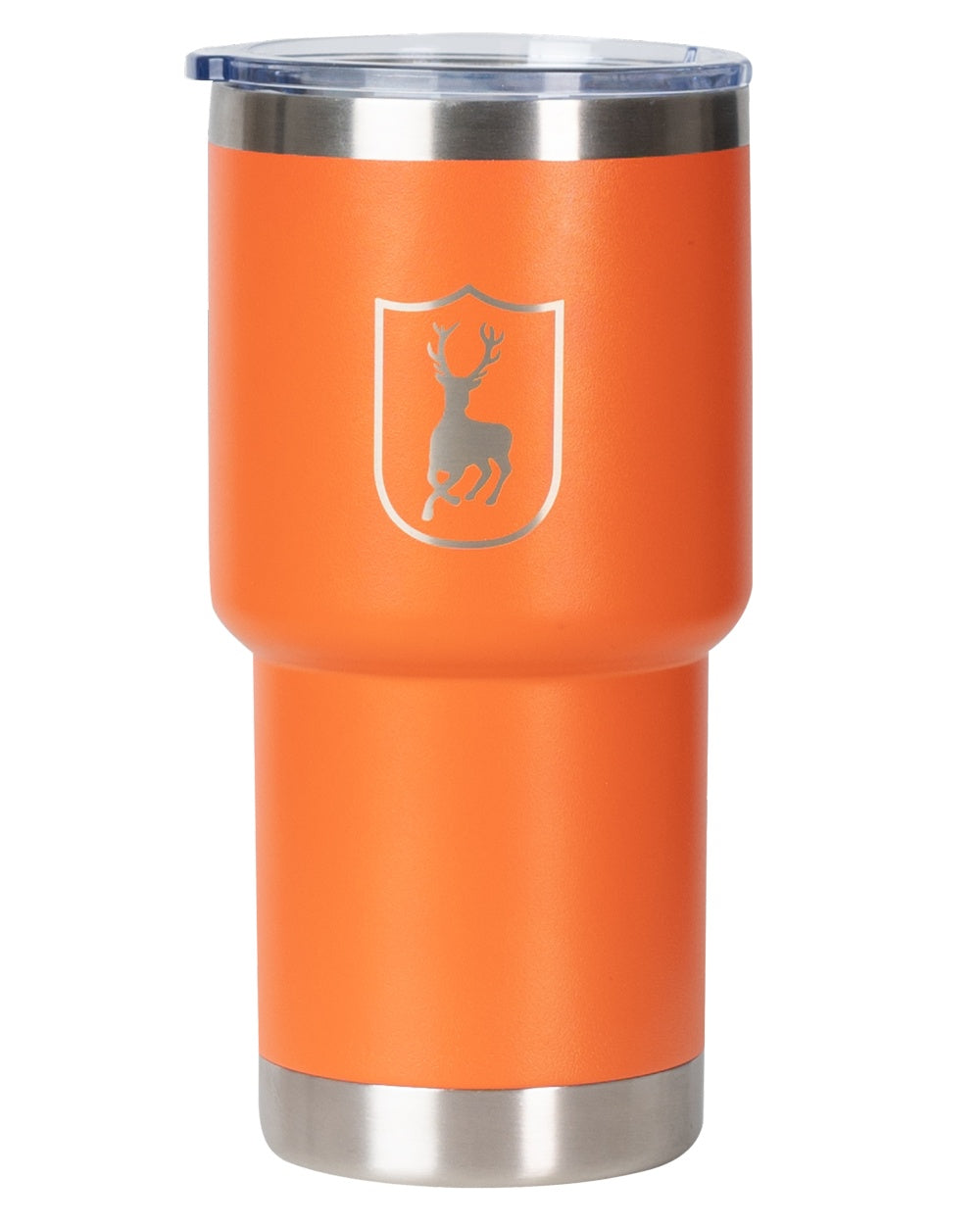 Orange coloured Deerhunter Thermo Cup With Lid on white background #colour_orange