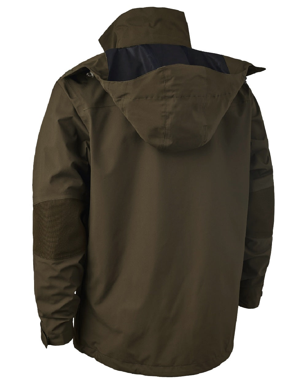 Canteen coloured Deerhunter Track Rain Jacket on white background #colour_canteen
