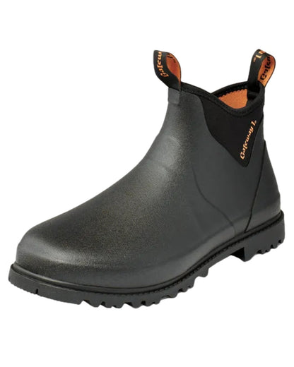 Black Coloured Gateway1 Ascot II 6" 3mm Boots on white background #colour_black
