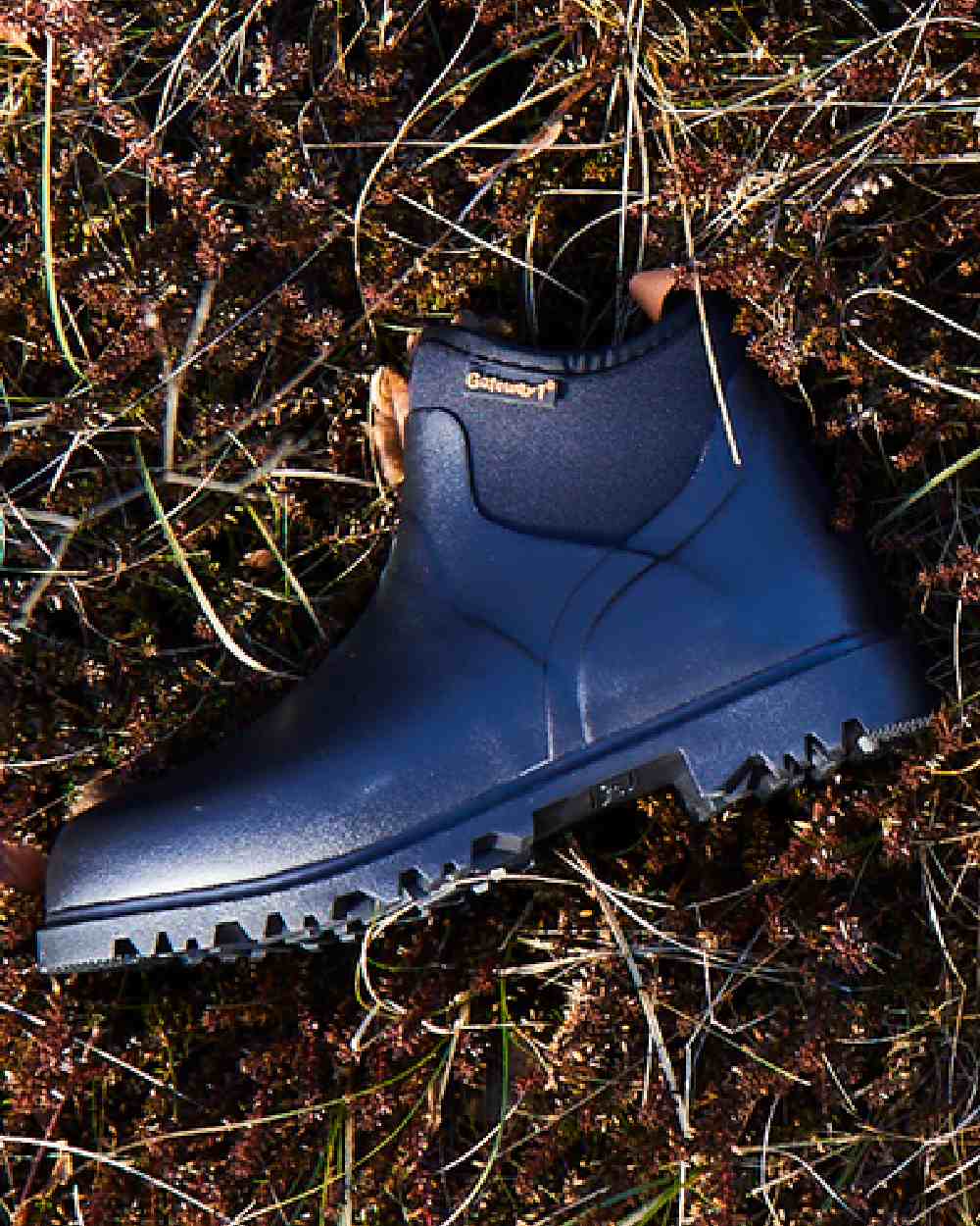 Black Coloured Gateway1 Ascot II Lady 6" 3mm Boots on outdoor background #colour_black