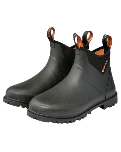 Black Coloured Gateway1 Ascot II Lady 6" 3mm Boots on white background #colour_black