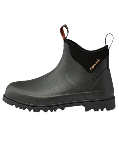 Black Coloured Gateway1 Ascot II Lady 6" 3mm Boots on white background #colour_black