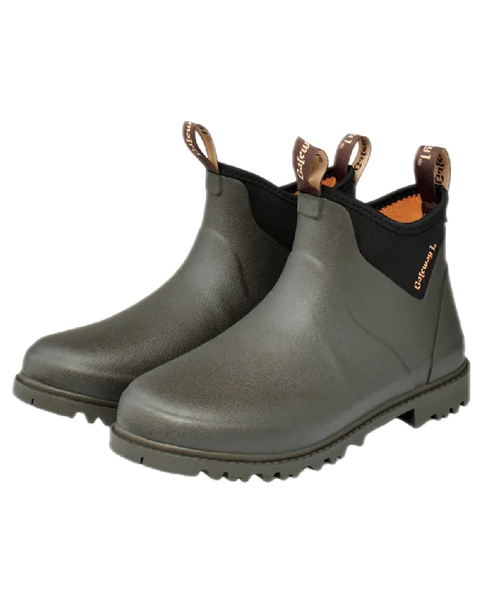 Dark Brown Coloured Gateway1 Ascot II Lady 6" 3mm Boots on white background #colour_dark-brown
