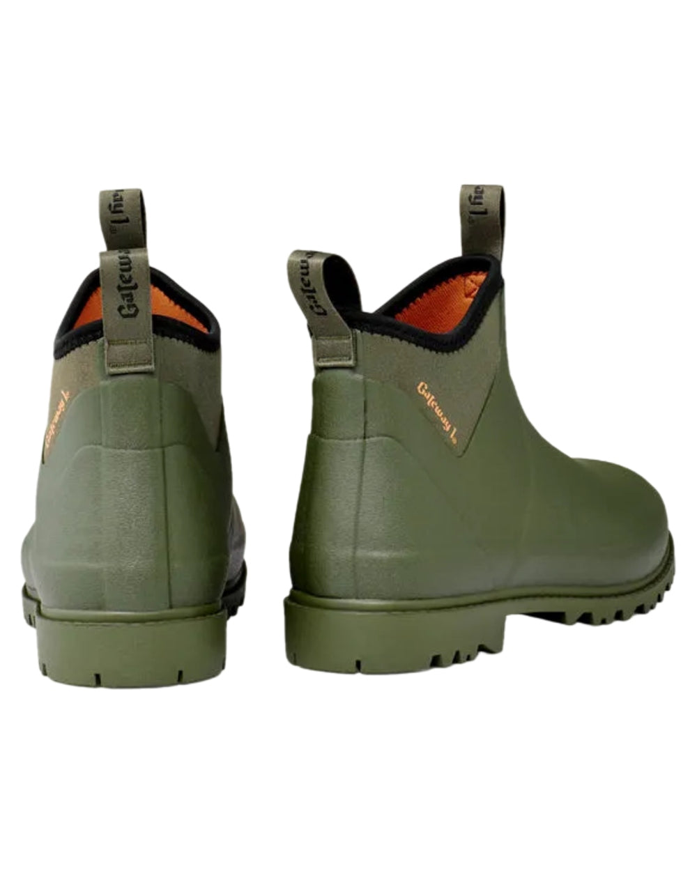 Olive Coloured Gateway1 Ascot II Lady 6" 3mm Boots on white background #colour_olive