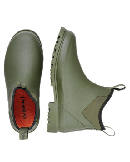 Olive Coloured Gateway1 Ascot II Lady 6" 3mm Boots on white background #colour_olive