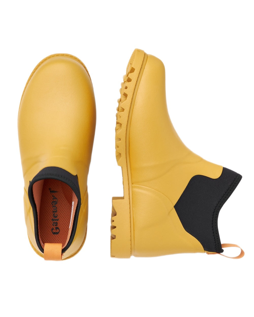 Amber Coloured Gateway1 Ascot Lady 6 3mm Boots on white background #colour_amber