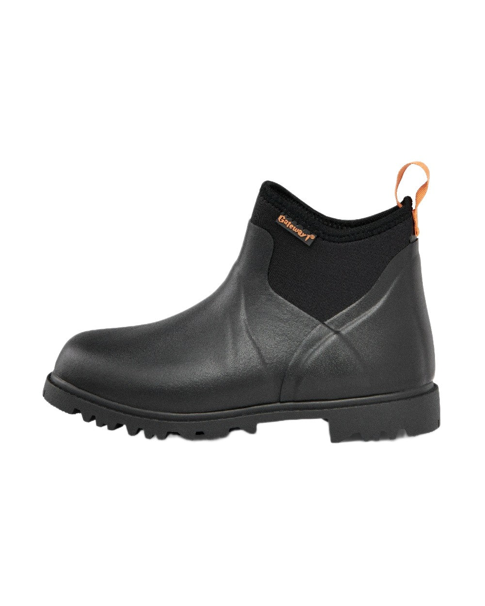 Black Coloured Gateway1 Ascot Lady 6 3mm Boots on white background #colour_black