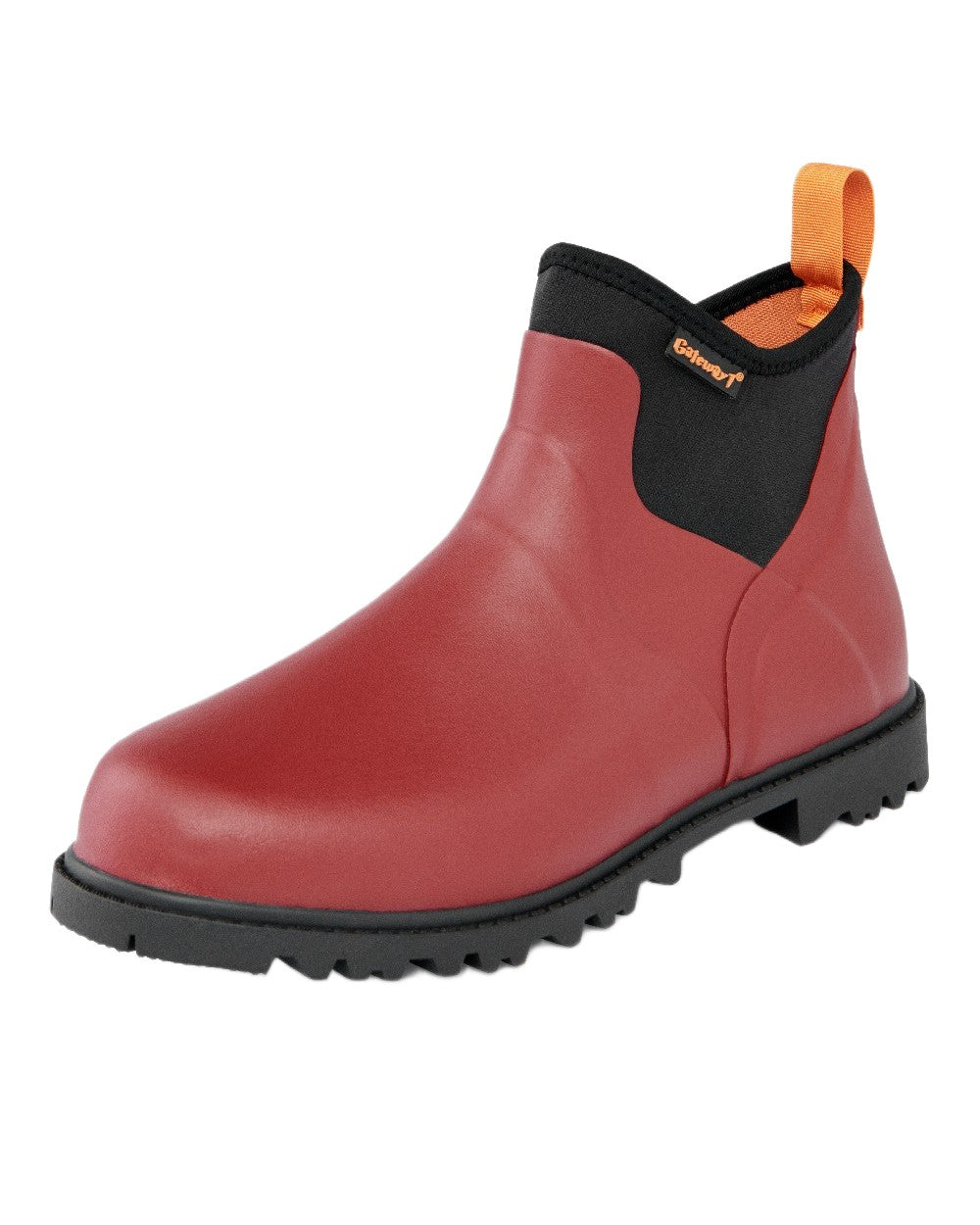 Burgundy Coloured Gateway1 Ascot Lady 6 3mm Boots on white background #colour_burgundy