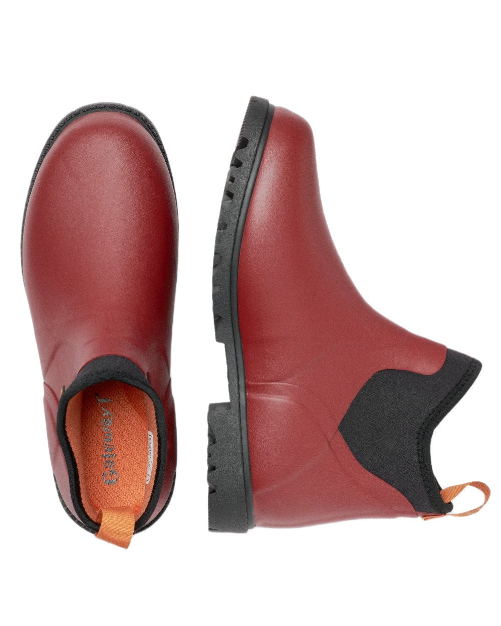 Burgundy Coloured Gateway1 Ascot Lady 6 3mm Boots on white background #colour_burgundy