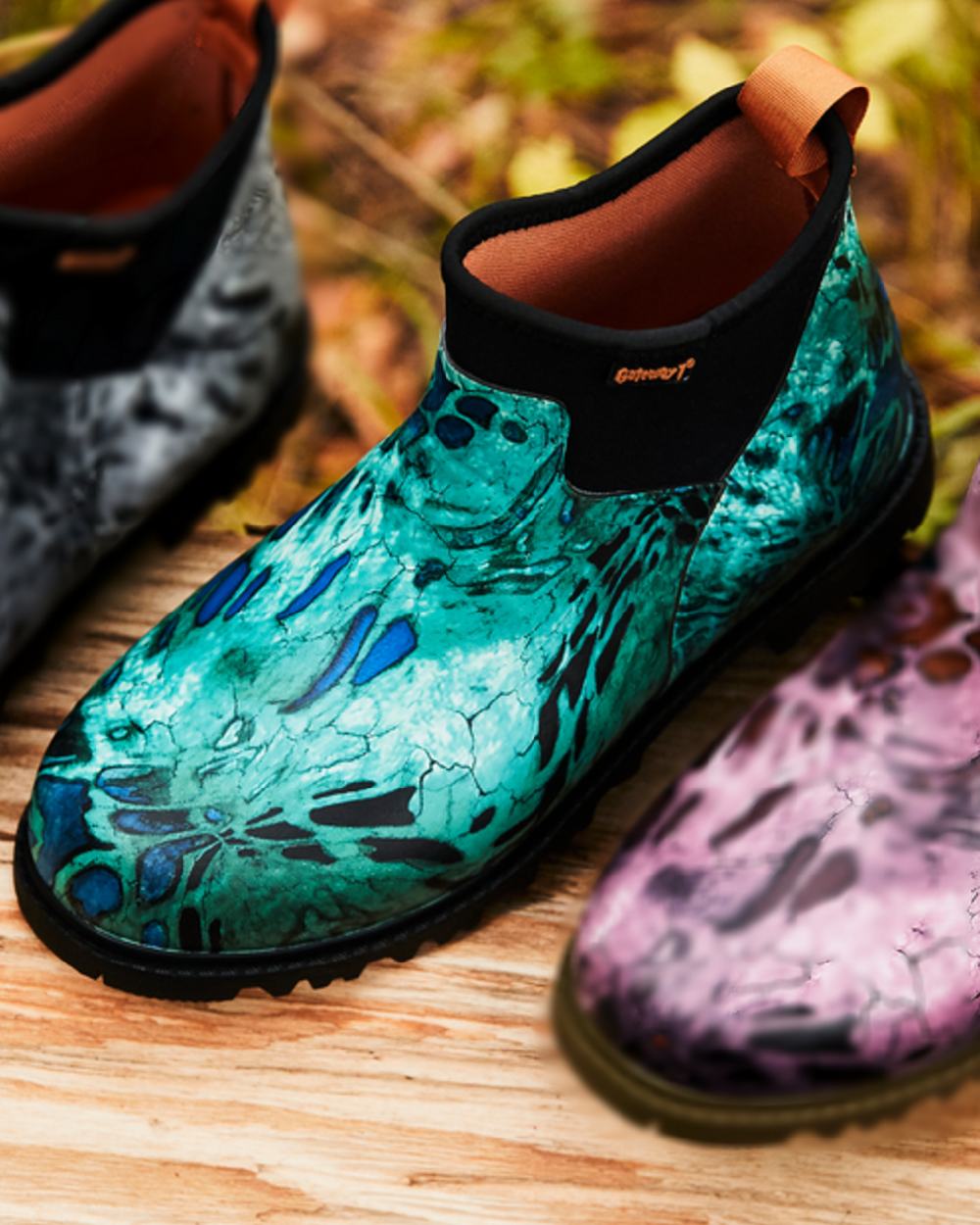 Prym1 Typhoon Turquoise Coloured Gateway1 Ascot Lady 6 3mm Boots on outdoor background #colour_prym1-typhoon-turquoise