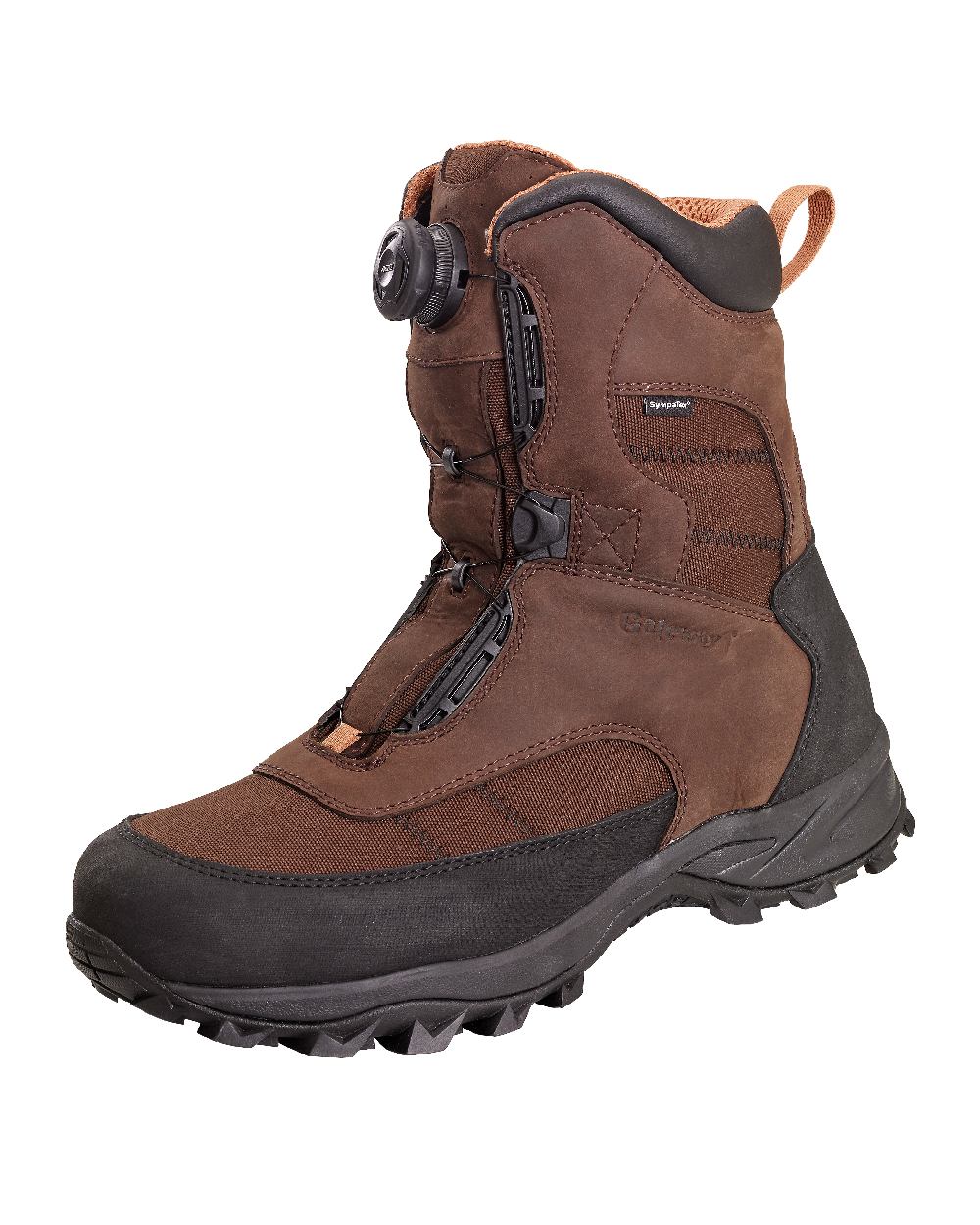 Dark Brown Coloured Gateway1 Deer Stalker 10" 400g G1 Speed-Lacing Boots on white background #colour_dark-brown