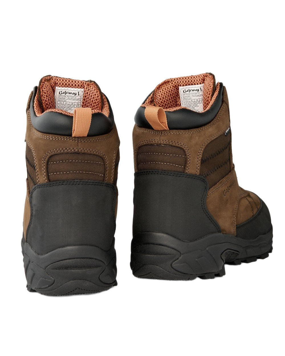 Dark Brown Coloured Gateway1 Estate Beater 7" 400g G1 Speed-Lacing Boots on white background #colour_dark-brown