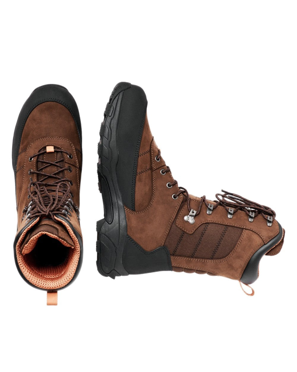 Dark Brown Coloured Gateway1 Estate Beater 7" 400g G1 Speed-Lacing Boots on white background #colour_dark-brown