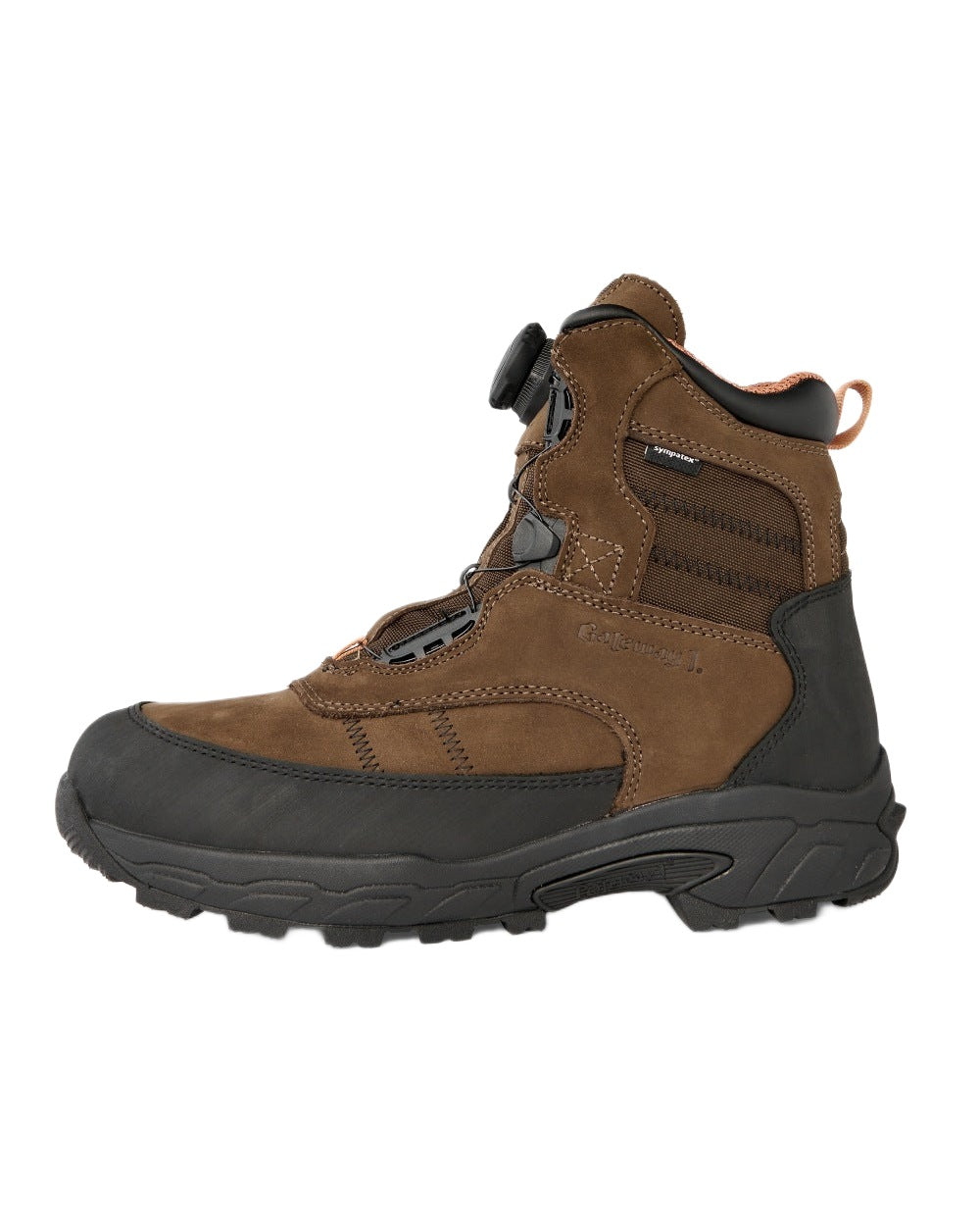 Dark Brown Coloured Gateway1 Estate Beater 7" 400g G1 Speed-Lacing Boots on white background #colour_dark-brown