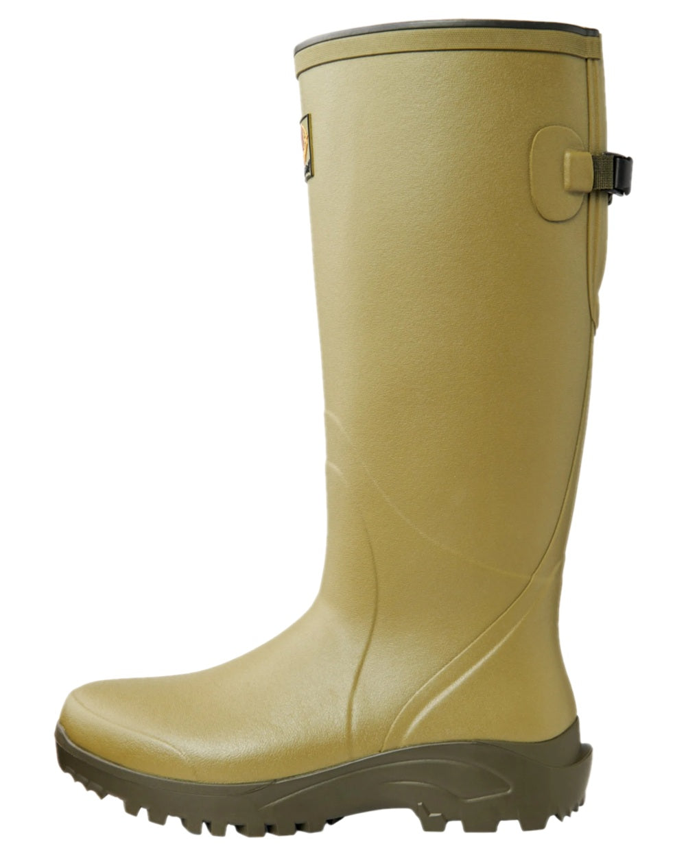 Cedar Olive Coloured Gateway1 Field Master Lady 17" 3mm Wellingtons on white background #colour_cedar-olive