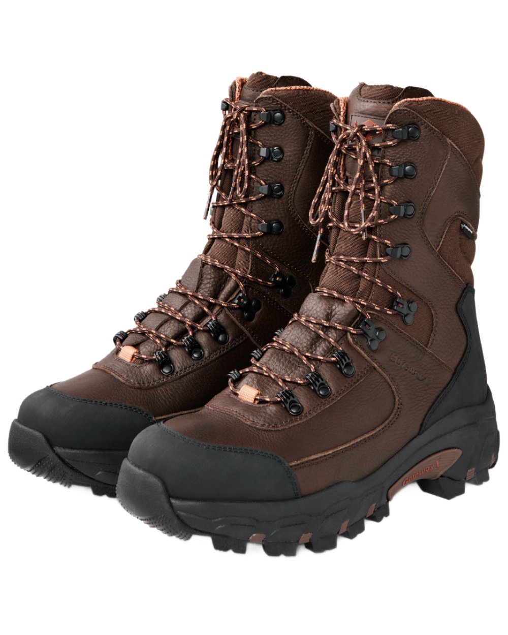 Dark Brown coloured Gateway1 Game Tracker 10" Boots on white background #colour_dark-brown