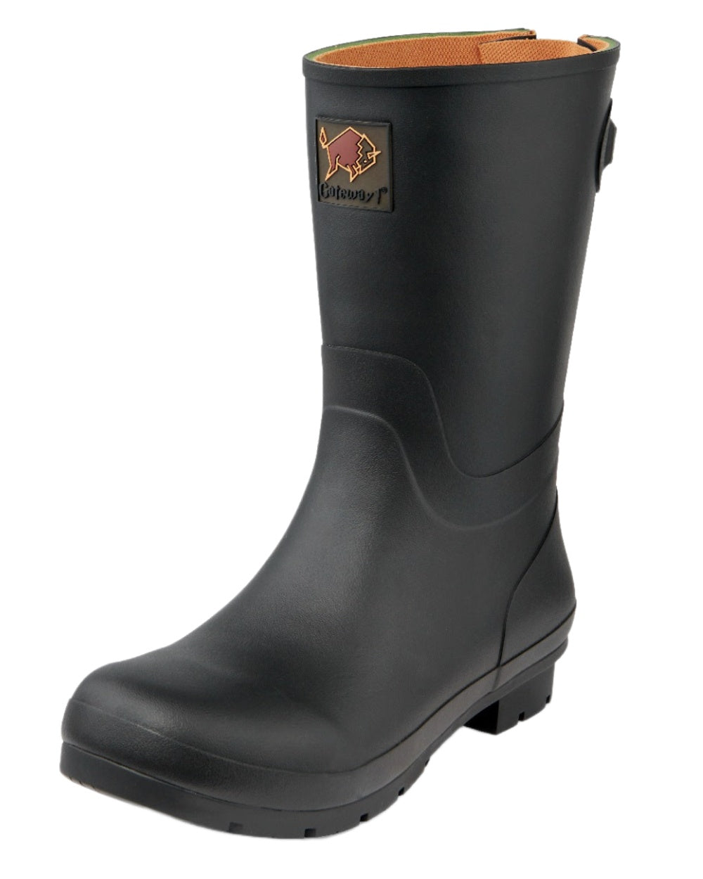 Black Coloured Gateway1 Goodwood Lady 11 3mm Boots on white background #colour_black