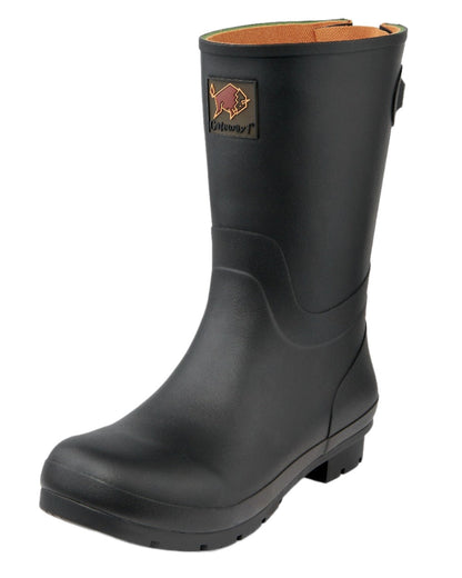 Black Coloured Gateway1 Goodwood Lady 11 3mm Boots on white background #colour_black