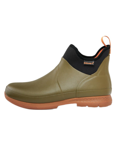 Olive Coloured Gateway1 Jodhpur Lady 6" 4mm Boots on white background #colour_olive