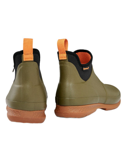 Olive Coloured Gateway1 Jodhpur Lady 6" 4mm Boots on white background #colour_olive