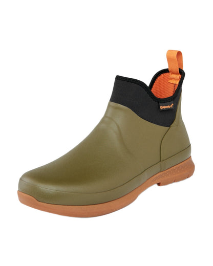 Olive Coloured Gateway1 Jodhpur Lady 6" 4mm Boots on white background #colour_olive