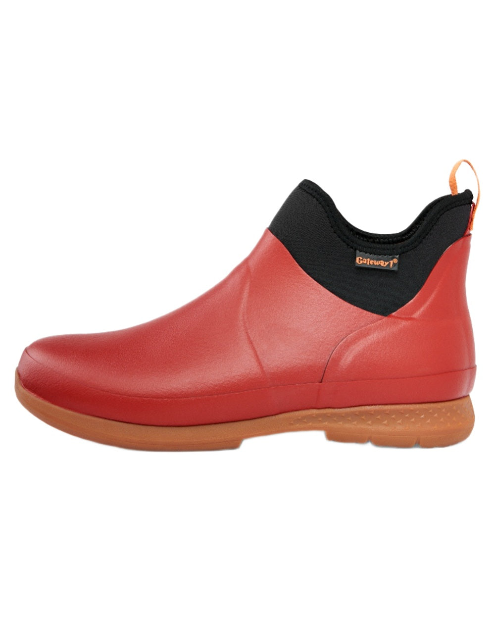 Red Coloured Gateway1 Jodhpur Lady 6" 4mm Boots on white background #colour_red