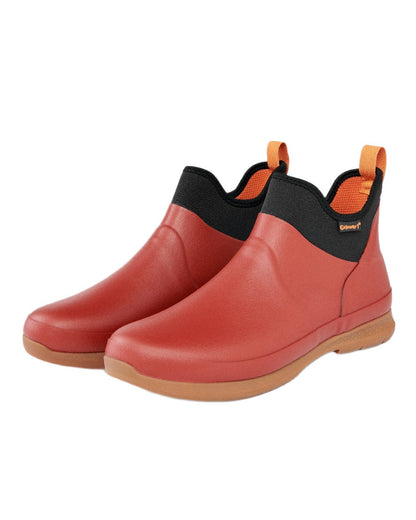 Red Coloured Gateway1 Jodhpur Lady 6" 4mm Boots on white background #colour_red