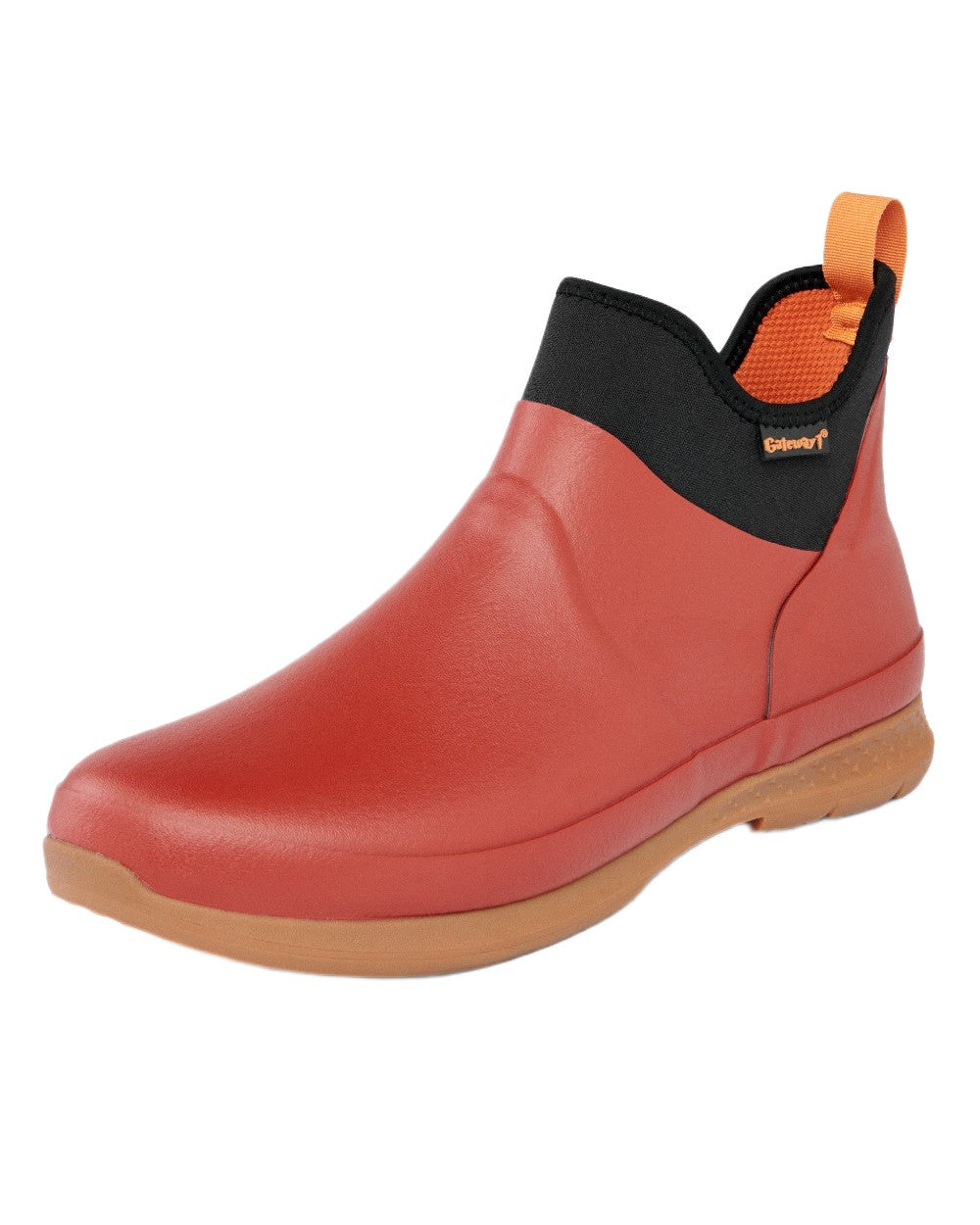 Red Coloured Gateway1 Jodhpur Lady 6" 4mm Boots on white background #colour_red
