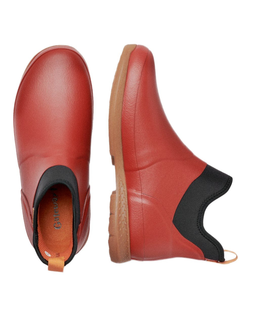 Red Coloured Gateway1 Jodhpur Lady 6" 4mm Boots on white background #colour_red