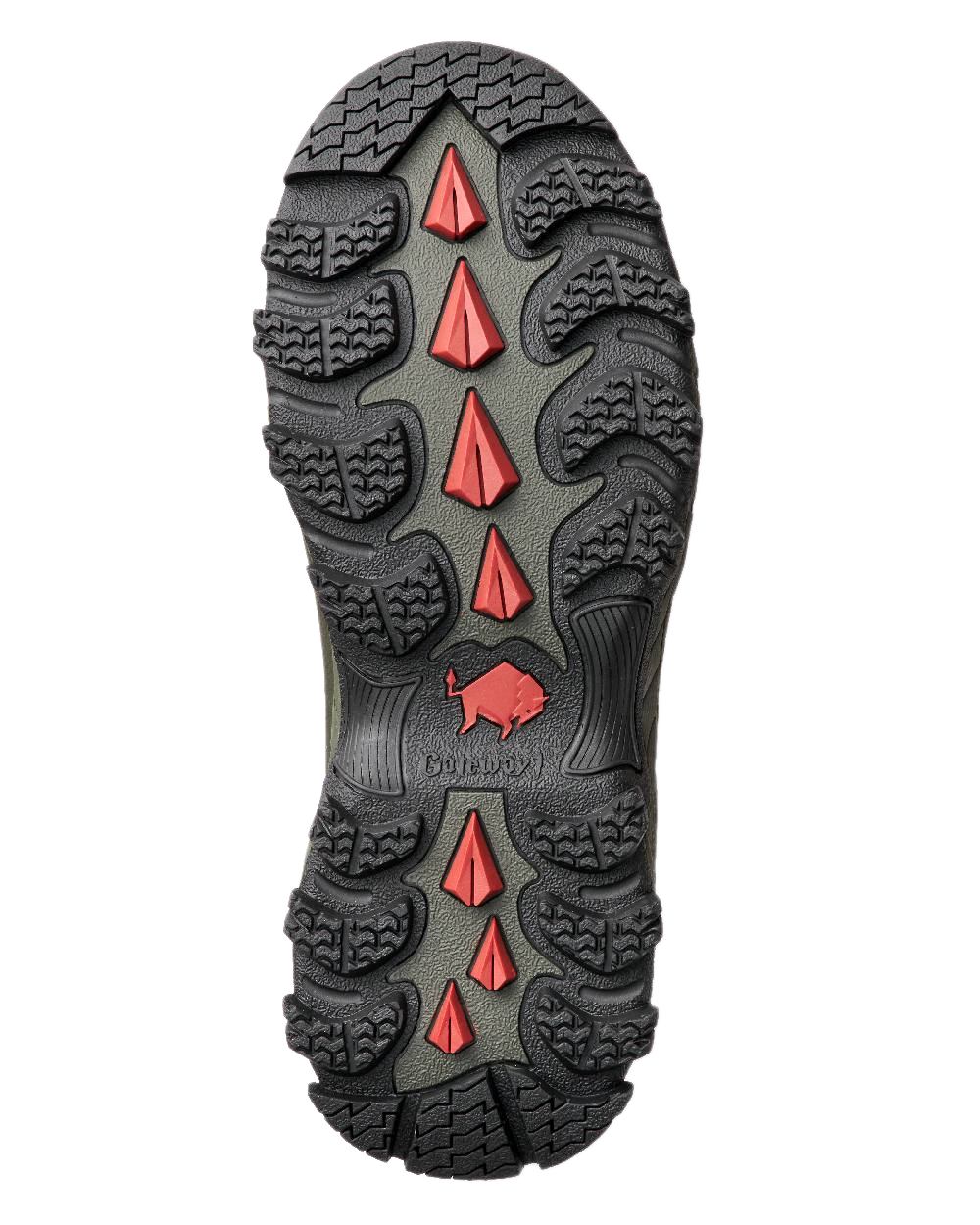 Dark Green Coloured Gateway1 Moor Country 18" 3mm Wellingtons on white background #colour_dark-green