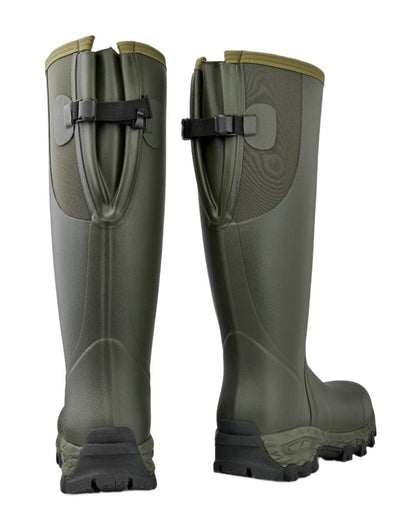Dark Green Coloured Gateway1 Moor Country 18" 3mm Wellingtons on white background #colour_dark-green