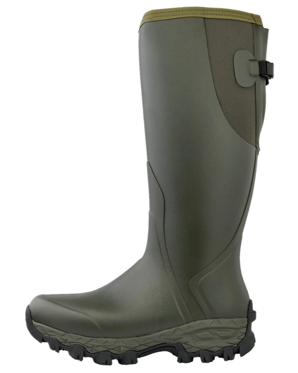 Dark Green Coloured Gateway1 Moor Country Lady 17" 3mm Boots on white background #colour_dark-green