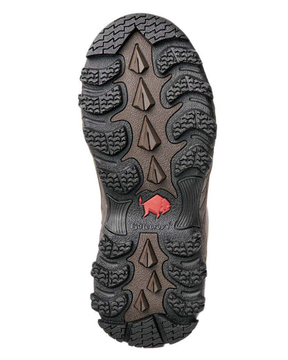 Dark Brown Coloured Gateway1 Moor Country Lady 17" 3mm Side-Zip Wellingtons on white background #colour_dark-brown