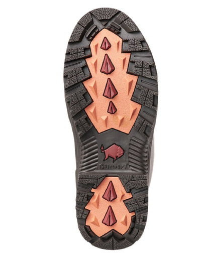 Dark Brown Coloured Gateway1 Pheasant Game Lady 17" 5mm Wellingtons on white background #colour_dark-brown