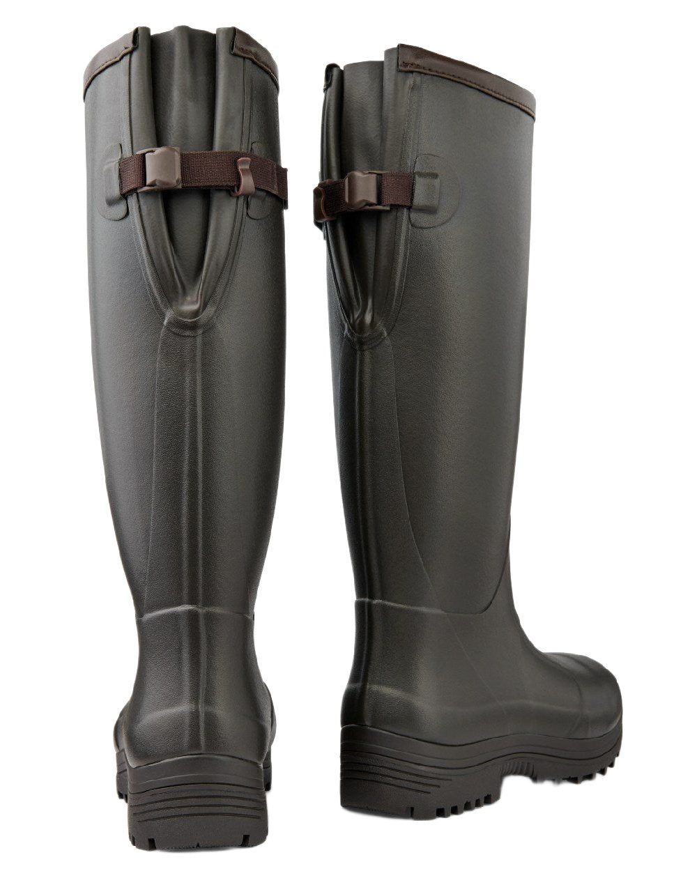 Dark Brown Coloured Gateway1 Pheasant Game Lady 17" 5mm Wellingtons on white background #colour_dark-brown