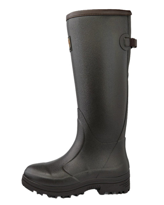 Dark Brown Coloured Gateway1 Pheasant Game Lady 17" 5mm Wellingtons on white background #colour_dark-brown