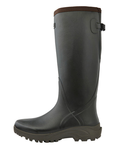 Khaki Coloured Gateway1 Sportsman II 18" 4mm Wellingtons on white background #colour_khaki