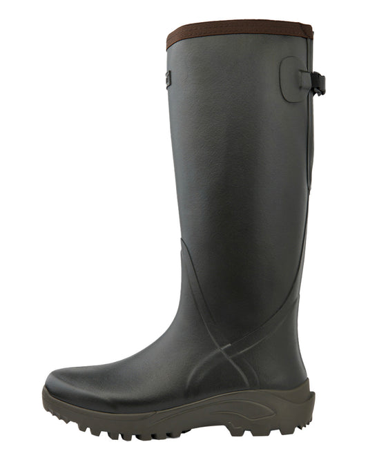 Khaki Coloured Gateway1 Sportsman II 18" 4mm Wellingtons on white background #colour_khaki