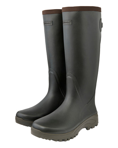 Khaki Coloured Gateway1 Sportsman II 18" 4mm Wellingtons on white background #colour_khaki
