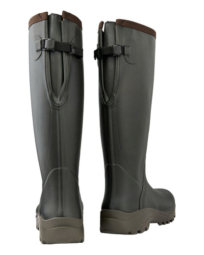 Khaki Coloured Gateway1 Sportsman II 18" 4mm Wellingtons on white background #colour_khaki